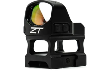 Image of ZeroTech Optics Thrive HD RMR FootPrint Reflex Red Dot Sight w/ High Mount, 1x28mm, 3 MOA Green Dot, Black, THDRS28GH