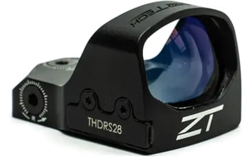 Image of ZeroTech Optics Thrive HD RMR FootPrint Reflex Red Dot Sight w/ Low Mount, 1x28mm, 3 MOA Green Dot, Black, THDRS28GL