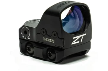 Image of ZeroTech Optics Thrive HD RMR FootPrint Reflex Red Dot Sight w/ Low Mount, 1x28mm, 3 MOA Green Dot, Black, THDRS28GL