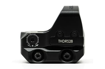 Image of ZeroTech Optics Thrive HD RMR FootPrint Reflex Red Dot Sight w/ Low Mount, 1x28mm, 3 MOA Green Dot, Black, THDRS28GL