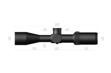Image of ZeroTech Optics Vengeance Rifle Scope, 4.5-18x40mm, 1 inch Tube, Second Focal Plane, PHR Reticle, Black, VG45184P
