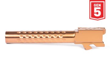 Image of ZEV Technologies Glock 34 Gen 5 9mm Luger Optimized Match Non-Threaded Pistol Barrel, 1-14 Twist, Bronze PVD, BBL-34-OPT-5G-BRZ