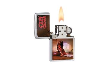 Image of Zippo Classic Style Lighter, Brushed Chrome 200