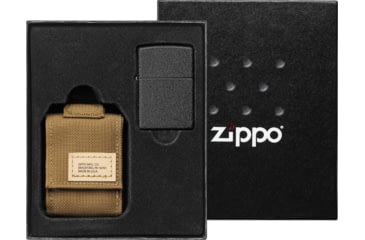 Image of Zippo Lighter with MOLLE Pouch, 1.44 x 2.25, 49401