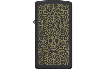 Image of Zippo Skull Filigree Design Lighter