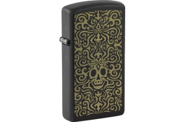 Image of Zippo Skull Filigree Design Lighter