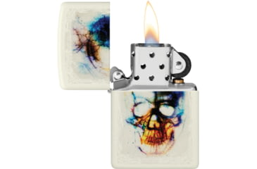 Image of Zippo Skull Print Design Lighter