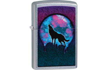 Image of Zippo Wolf Moon Design, 1.44 x 2.25, 207-077481