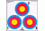 30-06 Outdoors Paper Archery Target, 3-spot, 17x17in, 100ct, TAR3-100