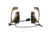 3M V Headset, IHPS Attachment w/ Dual Lead, Coyote Brown, MT20H682HPS-19 CY