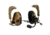 3M V Headset, w/ IHPS Attachment, Single Lead, Coyote Brown, MT20H682HPS-47 CY