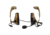 3M VI NIB Headset w/IHPS Attachment, Dual Lead, Coyote Brown, MT20H682HPS-19N CY