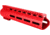 ABC RIFLE COMPANY Custom AR-15 M-LOK Handguard, 9in, Cerakote Red, HG15-CM-ML369-9-RD