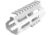 ABC RIFLE COMPANY Custom Slim AR-15 M-LOK Handguard, 4.5in, White, HG15-CM-ML4D-STW