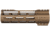 ABC RIFLE COMPANY Super Slim Free Float Hybrid Top Cut AR-15 M-LOK Handguard, 7in, Cerakote Bronze, HG15-TC-ML7-BB
