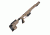 Accuracy International REM 700 LONG ACTION  .338 Lapua Magnum CIP length (Pistol Grip - Flush Cup), Pale Brown 26703PB