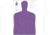 Action Target B-27E Economy Silhouette Target 100 Per Case, Purple, 23in x 35in B-27E-PR-100