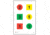 Action Target Command Targets 100 Per Case, Red/Yellow/Green, 23in x 35in, DT-4A-100