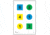 Action Target Command Targets 100 Per Case, Yellow/Blue/Green, 23in x 35in, DT-4B-100