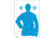 Action Target FB21EANTAV2100 B-21E Qualification Target Hanging Paper Silhou