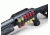 Adaptive Tactical Saddle Mount Shell Carrier - Mossberg 500/590/930, 12Ga, Black, AT-06100-M