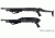 Advanced Technology Tactical Top Folding Stock Black TFS0600