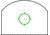 AimShot ELITE Reflex Sight, Green Circle w/ Dot, HG ELITE -C