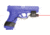 Aimshot Red Laser Sight w/ Rail Mount System &amp; Button - Pistols, Black 6132B