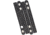 Aker Leather 531 Double Snap 3/4inch Wide Belt Keepers, Chrome Snap, 4 PK, Basketweave, Black, A531-BW-4PK-CH