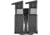 Aker Leather Model 523 D.M.S. Twin Double Magazine Pouch, Double Stack 9mm Magazines, Black, A523-BP-2