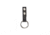 Aker Leather Baton Ring Strap, Snap on, Black/Brown/Chrome, A550-BW-CH