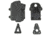 Alien Gear Holsters Rapid Force Level 2 Polymer Duty OWB Belt Holster, Glock 17, G22, G47 with Compact Light TLR-7, Right Hand, Black, R2-B-0601-BK-RH-CL-A0-C