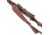 ALLEN 8508 LEATHER SLING WESTERN SCALLOP, BROWN