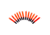 Allen Orange Relfective Trail Marking Clips, 12 Pack, Orange, 473