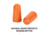Allen ULTRX Foam Ear Plugs, 6-Pairs, Orange, 4135