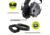 Allen ULTRX Gel Ear Cup Replacement Pads, 1-Pair, Black, 4152