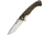 American Hunter Linerlock A/O Imitation Stag Folding Knife, 3.25 satin finish stainless blade, Imitation stag handle, SK17028