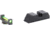AmeriGlo Ameriglo Fiber front sight rear notch Green Fiber .115 FRONT Black REAR, GFT-123