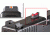 AmeriGlo Fiber Night Sight Glock 17,19,22,23,24,26,27,33,34,35,37,38,39, Red Fiber Front w Lumi Outline, Black Rear GL-453