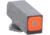 AmeriGlo Glock Pro-Glo Tritium Front Pistol Sights, Front Only-Green Tritium Lamp, Orange Square Outline FRONT .180&quot; H .140&quot; W, GL-212-180-OR-Q