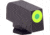 AmeriGlo Glock Pro-Glo Tritium Front Pistol Sights, Front Only, Green Tritium Lamp, LumiGreen Outline .190in H .125in W, GL-212T-190-GRC
