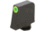 AmeriGlo Glock Pro-Glo Tritium Front Pistol Sights, Front Only - Green Tritium LumiGreen Outline Front .407in H .125in W, GL-212-407-G