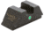 AmeriGlo i-Dot Tritium Rear Sights Classic Style for Glock 42/43/43X, Rear Only-Green Tritium Lamp Single i-Dot fits MOS slide, GL-105R
