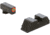 AmeriGlo Protector Sight Set for Walther PDP w/Green Tritium Orange Outline Front/ Black Serrated Rear, WA-433