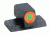 AmeriGlo Tritium Front All MP Models, .230in. Height ProGlo Front Sight GRN tritium and ORNG Outline SW212-230-O