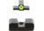 AmeriGlo Tritium BLK Serrated All XD Models, ProGlo LumiLime Front, BLK Rear XD-533