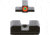 AmeriGlo Tritium BLK Serrated All XD Models, ProGlo ORNG Front, BLK Rear XD-433