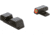 AmeriGlo Tritium BLK Serrated All XD Models, ProGlo ORNG Front, BLK Rear XD-433