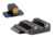 Ameriglo Tritium Front/Rear Combo Sights Green Dot White Outline Rear And Green Dot Orange Outline Front For S&amp;W Shield