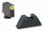 Ameriglo Tritium Front Rear Tall Suppressor Set, green green GL-252